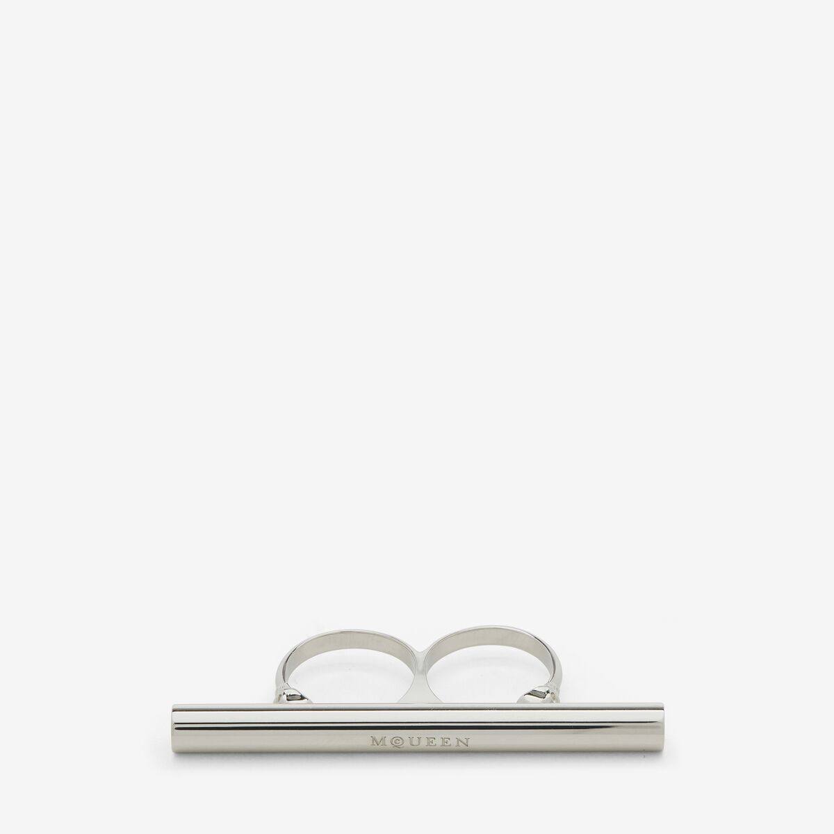 ALEXANDER MCQUEEN - T-Bar Double Ring - Item 804618J160N0926